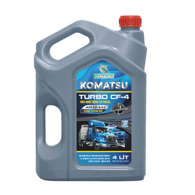 KOMATSU TURBO CF4/SJ 15W40 - Ảnh 2